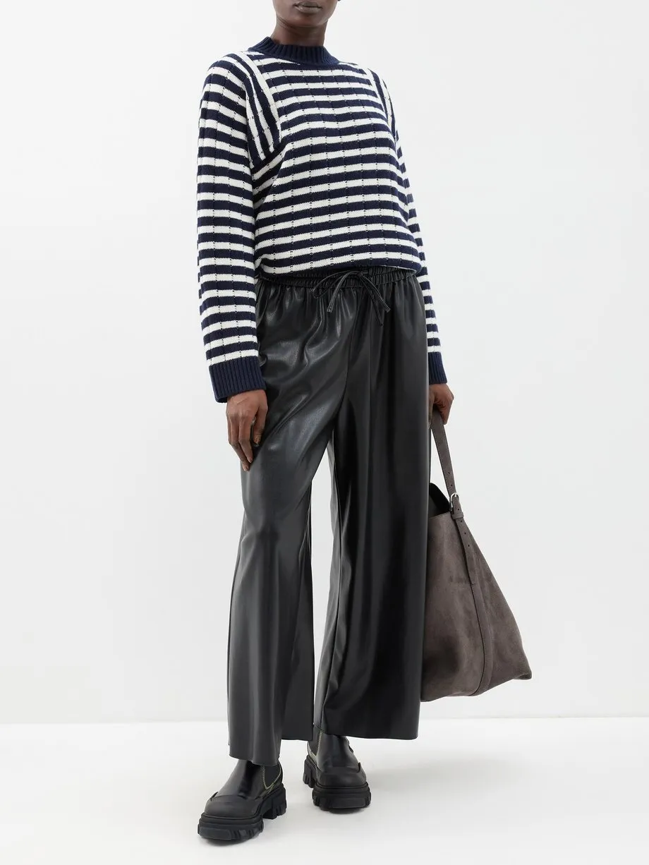 Weekend Max Mara  |Striped Unisex Wool Long Sleeves Street Style