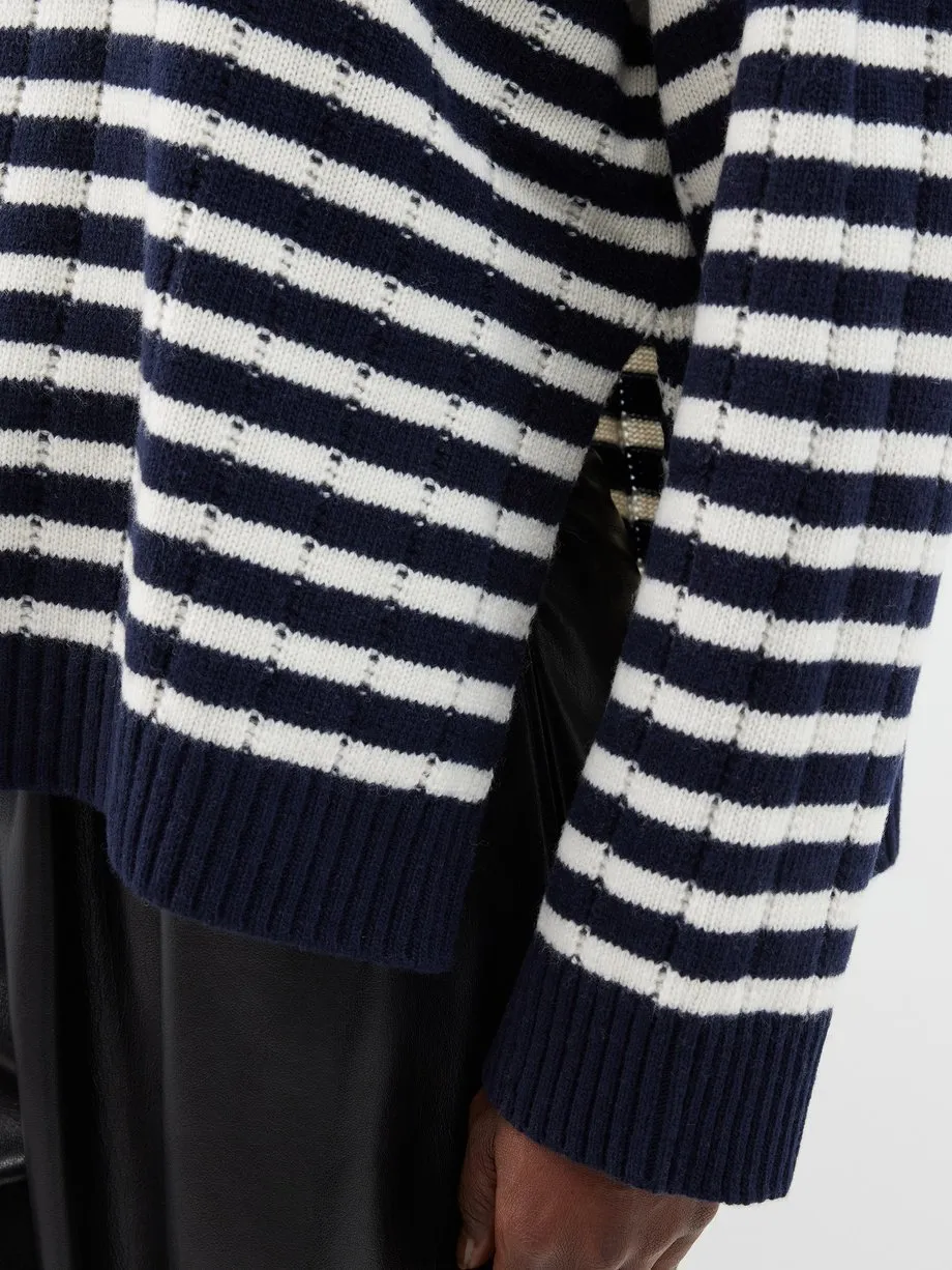 Weekend Max Mara  |Striped Unisex Wool Long Sleeves Street Style