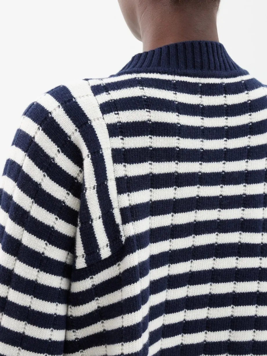 Weekend Max Mara  |Striped Unisex Wool Long Sleeves Street Style