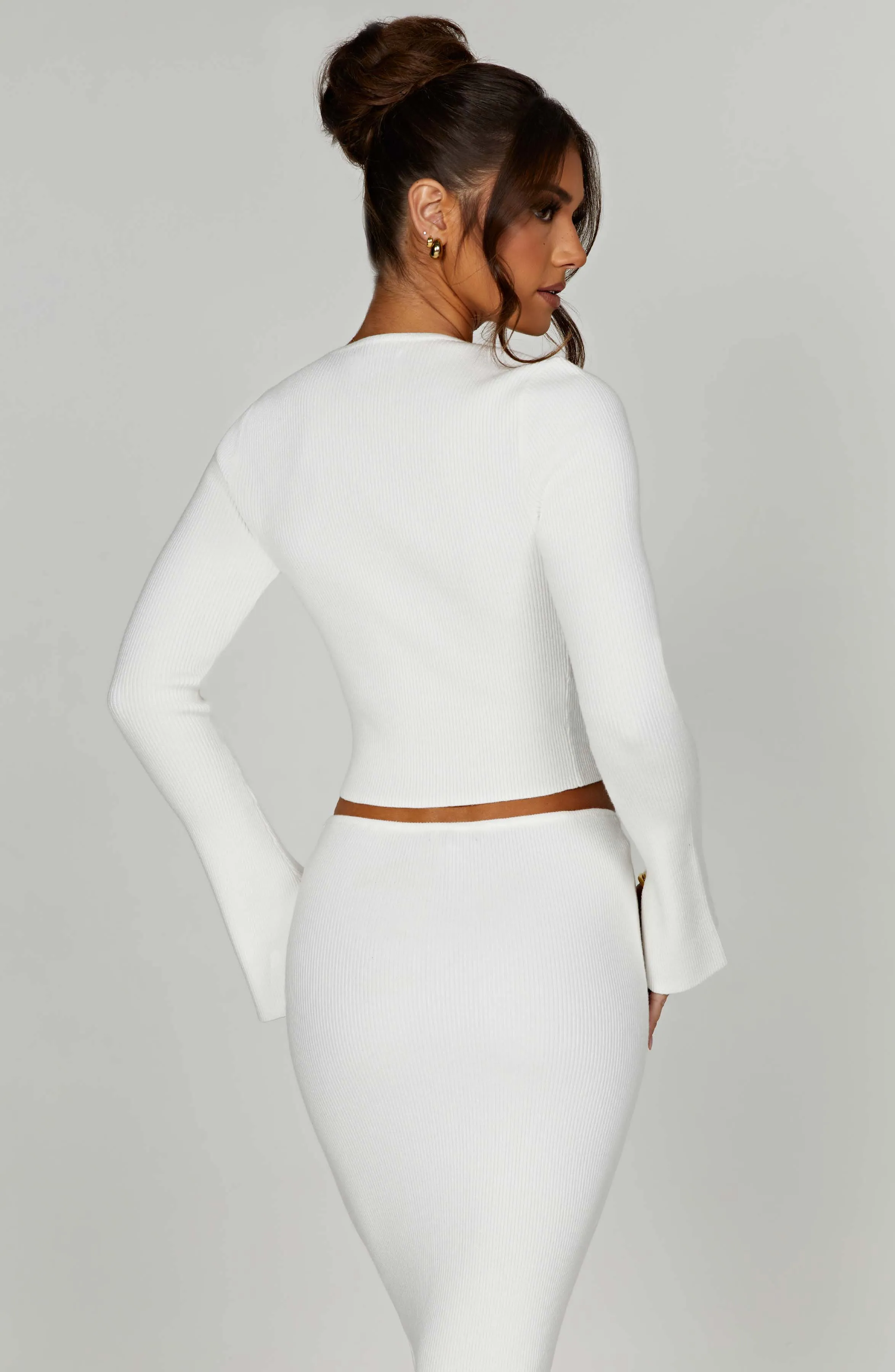 White Elia Blouse