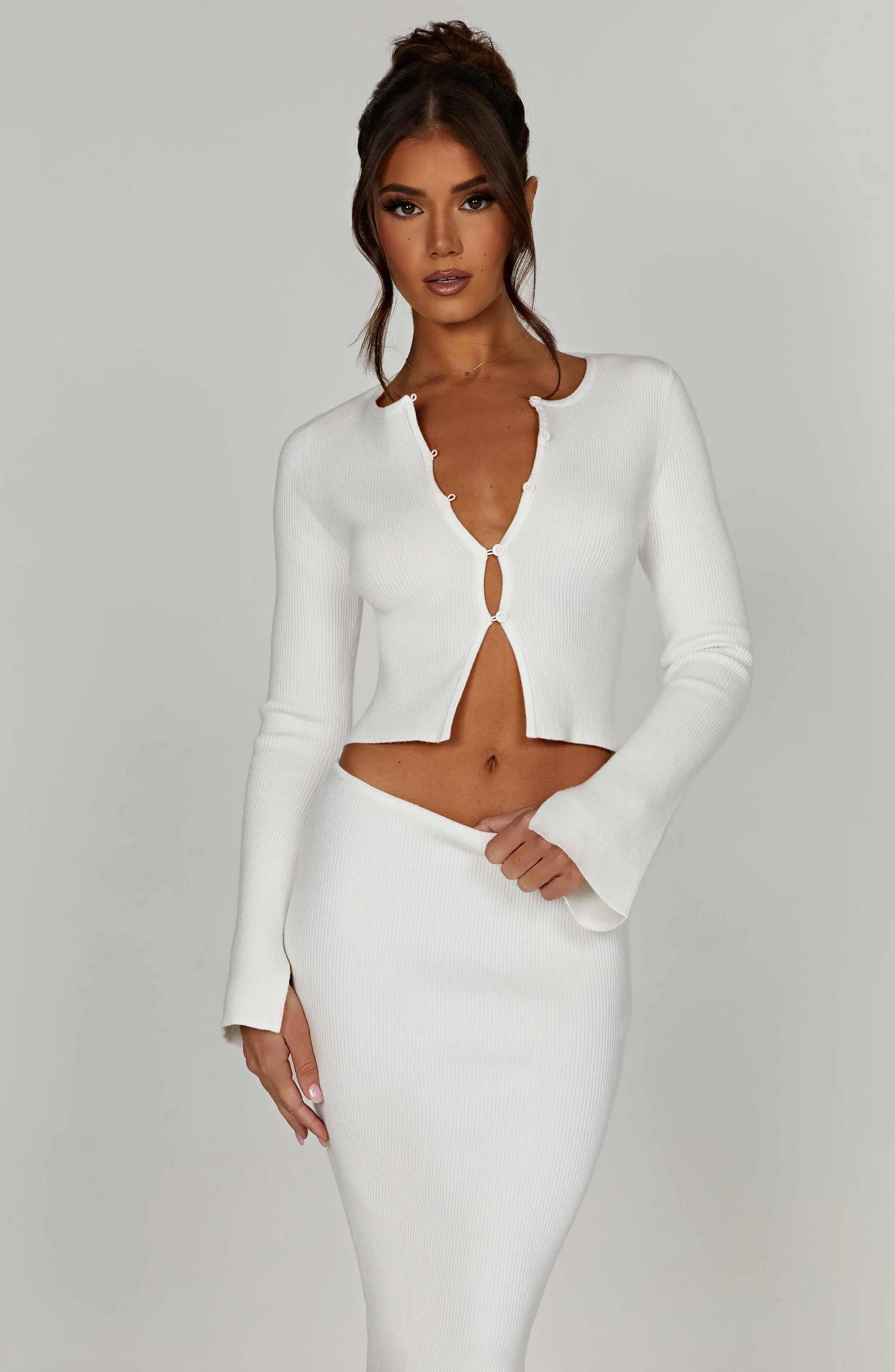 White Elia Blouse