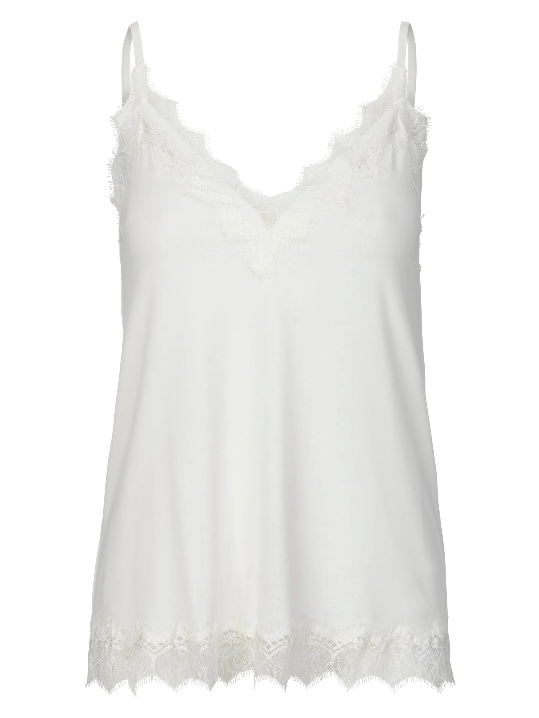 Strap Top in Ivory by Rosemunde