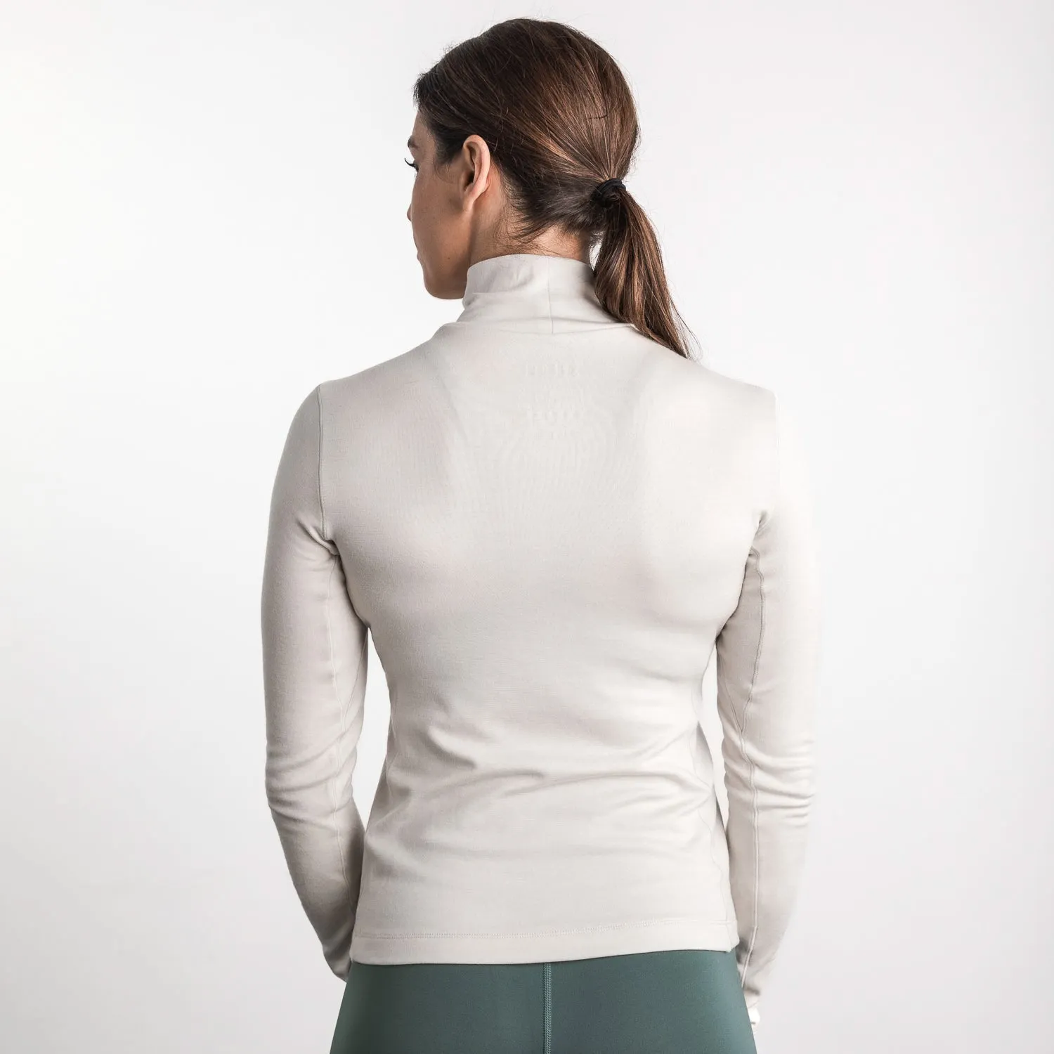 Blended Merino Wool Turtleneck for Women