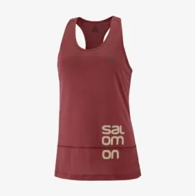 SALOMON Women's Graphic Tank for Running