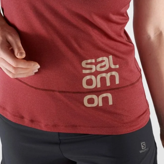 SALOMON Women's Graphic Tank for Running