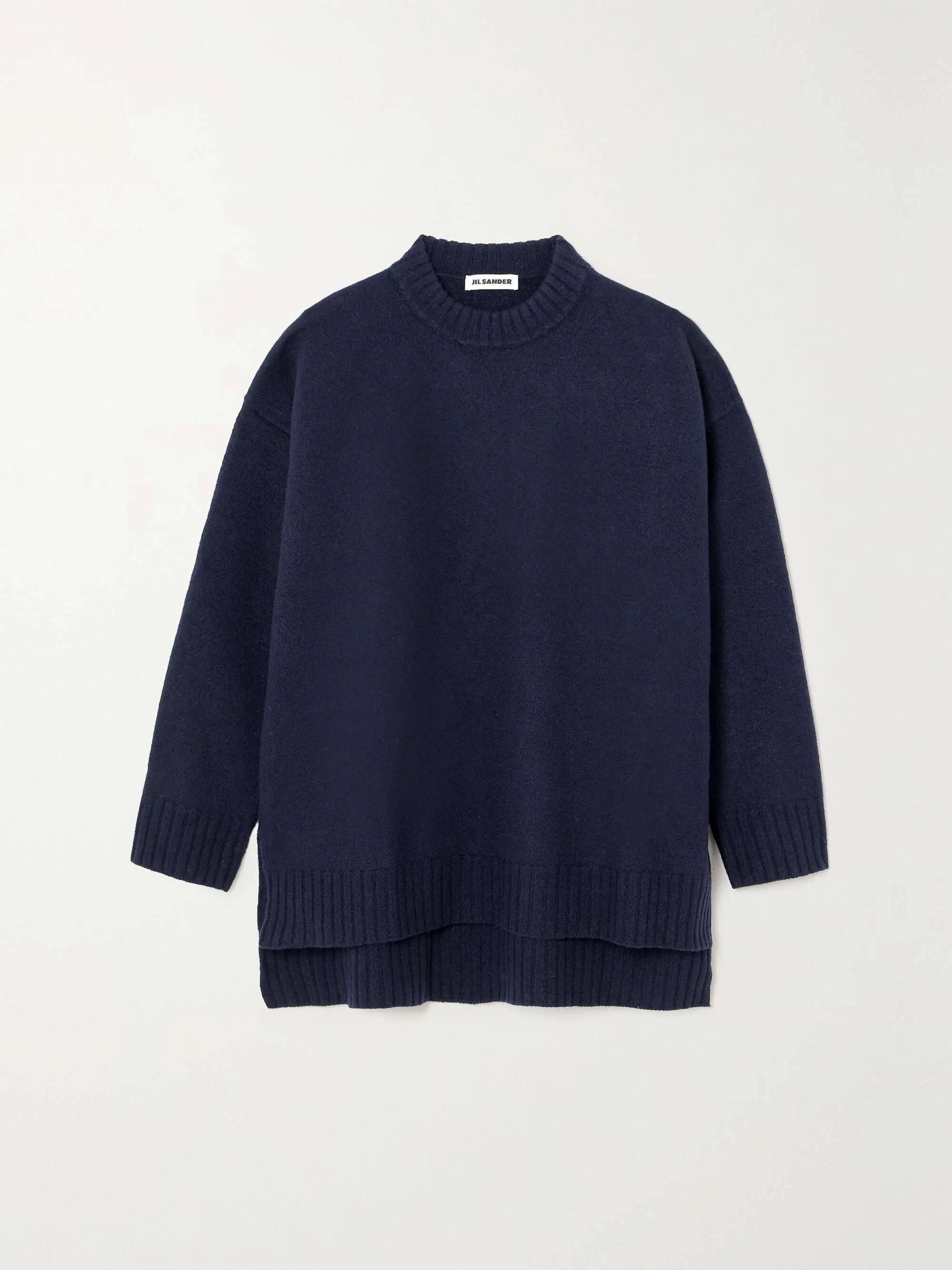 Jil Sander Wool U-Neck Long Sleeves