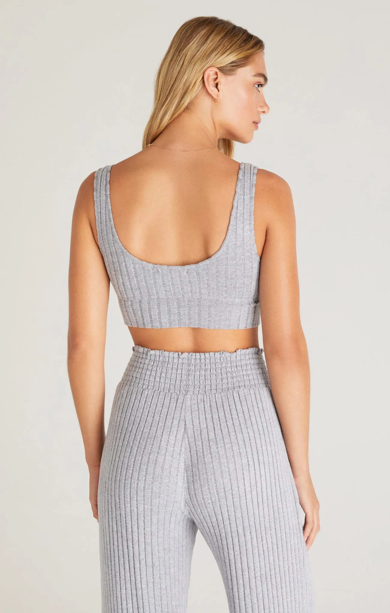 Zoe Rib Brushed Knit Tank